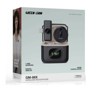 میکروفون یقه ای بی سیم گرین لاین مدل GM 88X GN88XMICTCBK